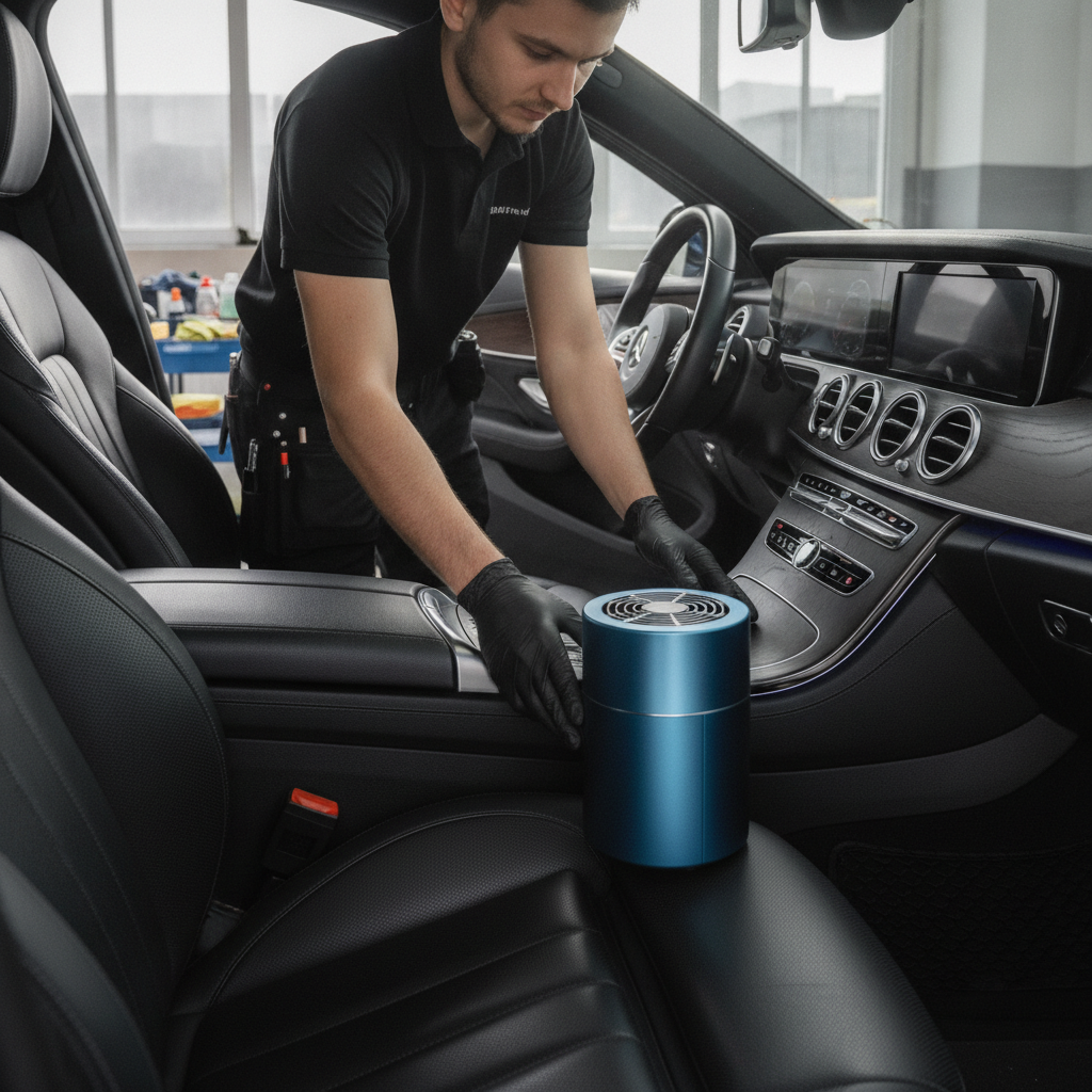 Oxi-sanitização Automotiva